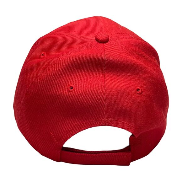 I Love New York City Red Wool Unisex One Size Embroidered Baseball Hat Cap - Picture 5 of 6